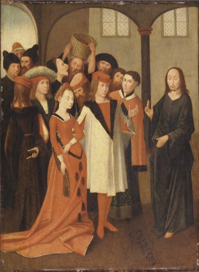 Cristo y la adúltera de Hieronymus Bosch